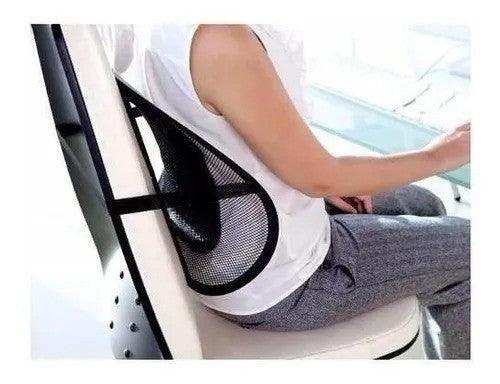Apoio Suporte Lombar Encosto Postura Ergonomico P/ Cadeira - Bonna-Shopp