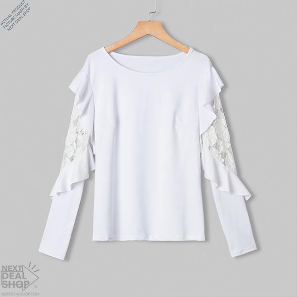 Blusa Feminina Babados Floral - Bonna-Shopp