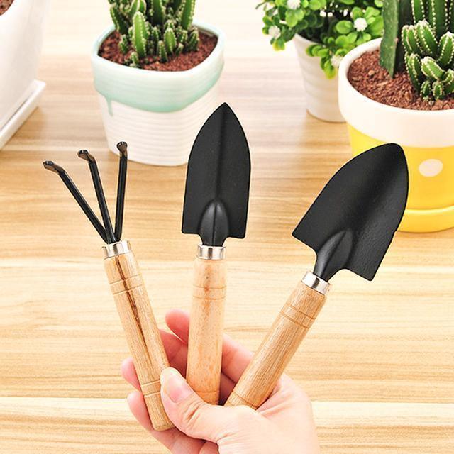 3 Peças de Mini Ferramentas de Jardinagem - Bonna-Shopp