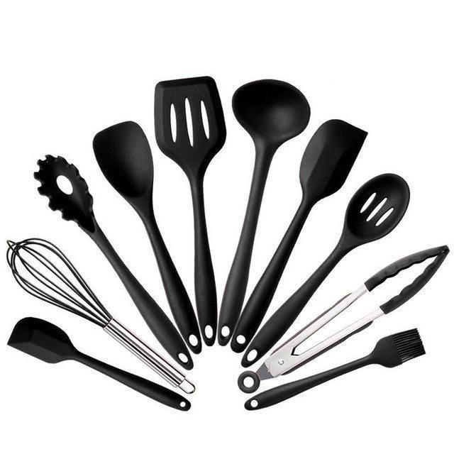 Conjunto de Utensílios em Silicone - Bonna-Shopp